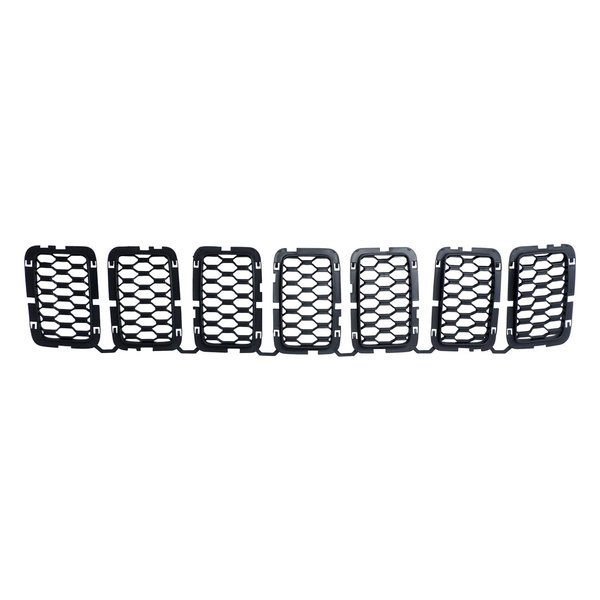 Crown Automotive BLACK HONEYCOMB GRILLE INSERT SET FOR VARIOUS 2016-2019 JEEP WK GRAND 68317863AA
